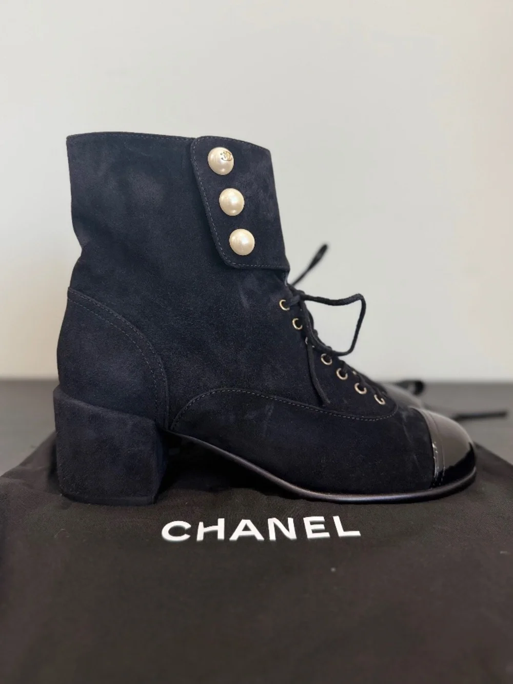 Chanel Suede Boots